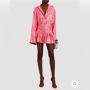 Ronny Kobo Brenda Floral Jacquard Mini Dress